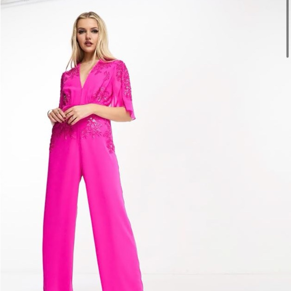 Elegant Pink Jumpsuit